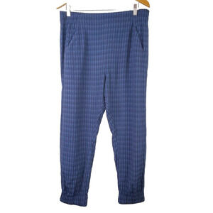 ZERO + MARIA CORNEJO Pants Joggers Womens 14 Blue Viscose Luxury XL Lightweight‎